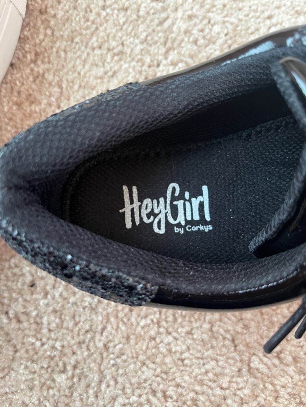 Hey Girl by Corkys Supernova Shiny Glitter Sneakers - Picture 5 of 7